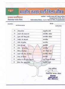 bjp candidates 2